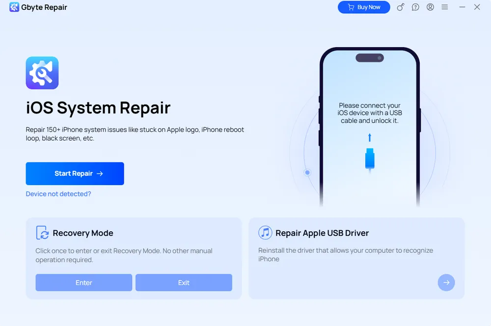 Gbyte iOS system Repair.webp